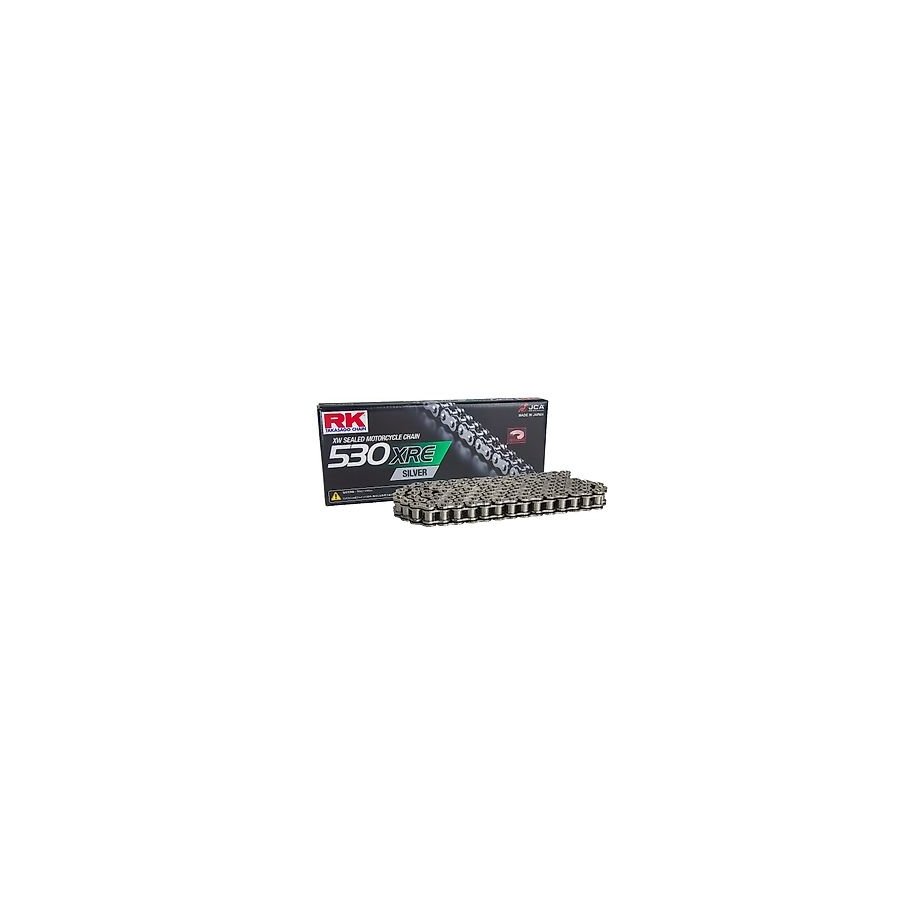 RK 530XRE SILVER [Rivet (CLF) Joint Included]